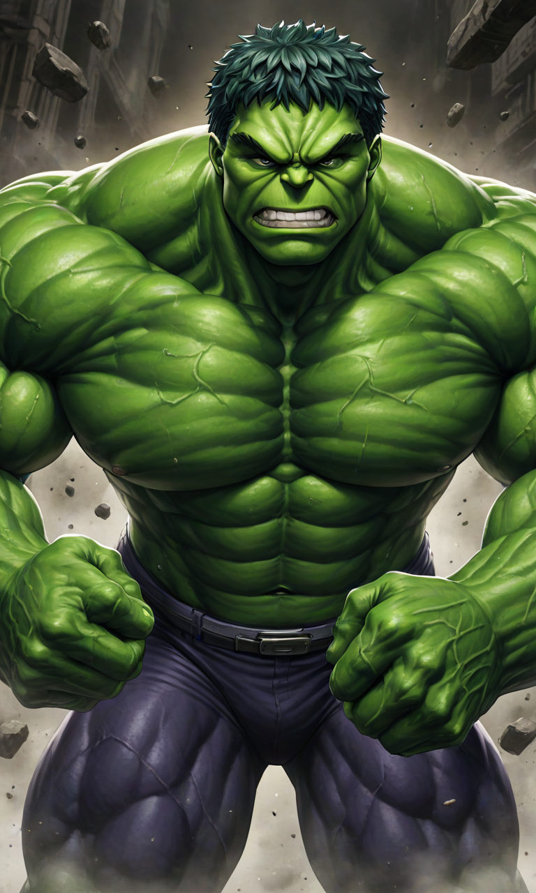 Ai Art Model: Hulk Marvel 