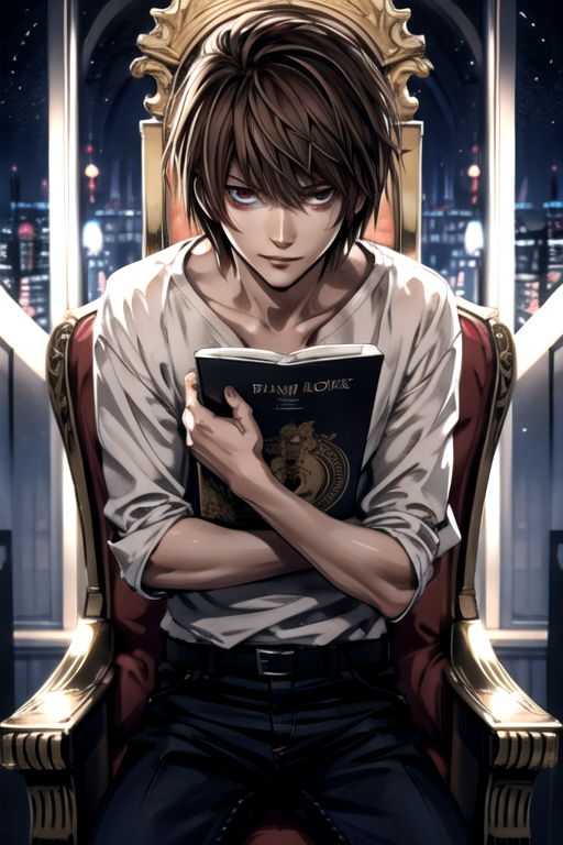 AI Art: 夜神月(Death Note) by @just | PixAI