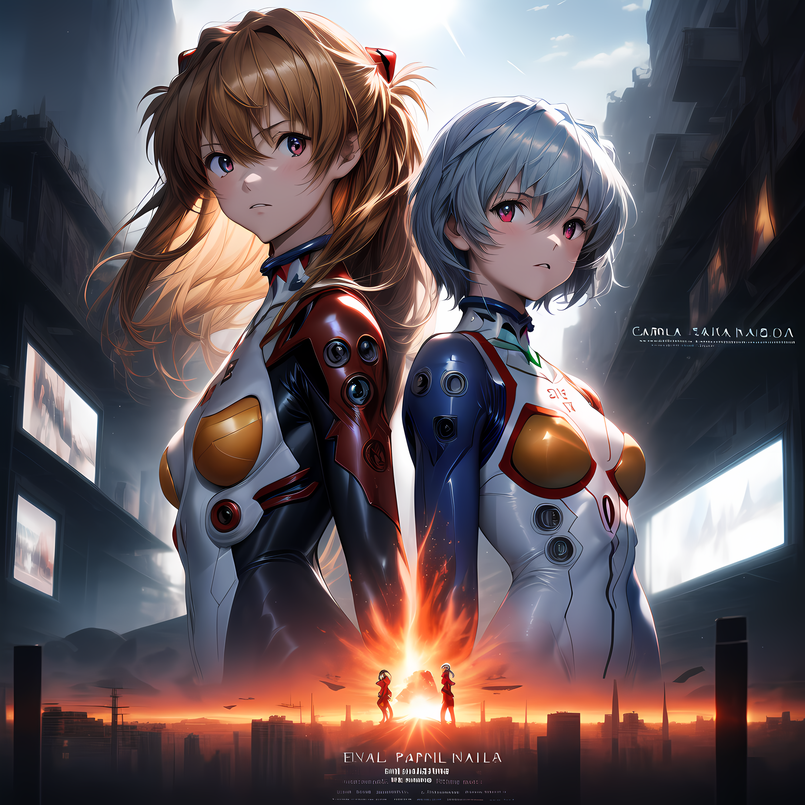 AI Art: Evangelion Hollywood Remake 23 by @karasu | PixAI