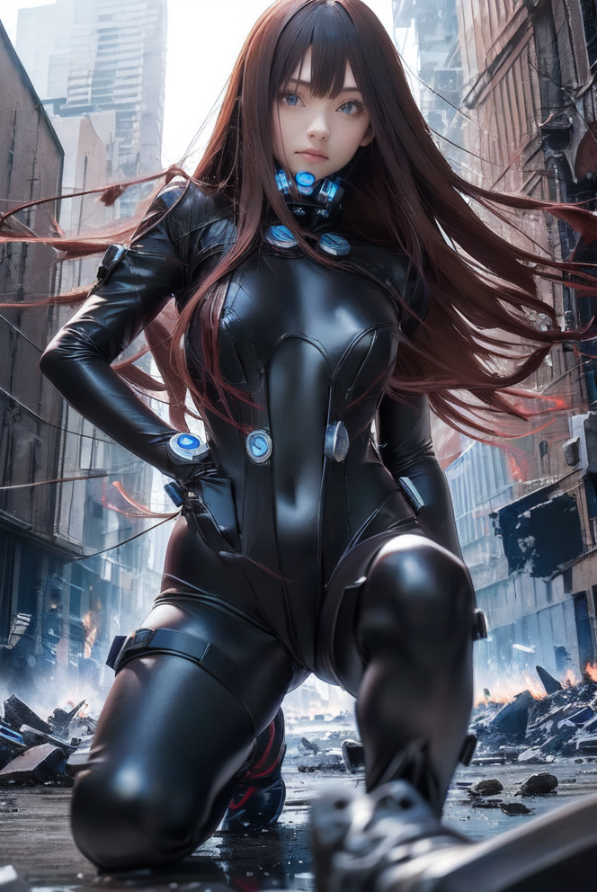 AIイラスト: gantz lora test 作者 @worsefinger | PixAI