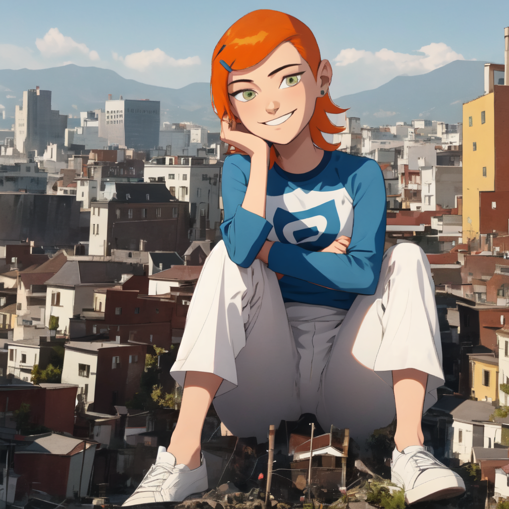 AI Art: giantess gwen by @casper frisk | PixAI