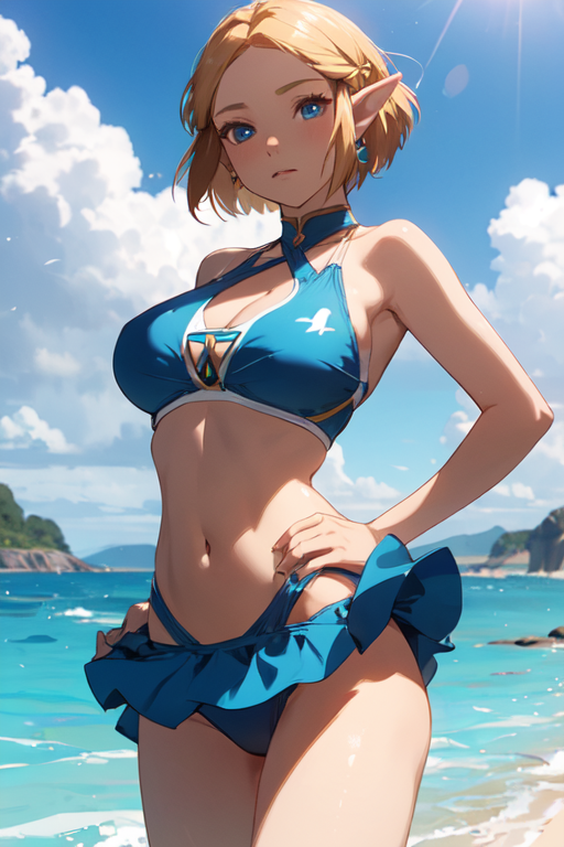 AI Art Swimsuit Zelda por Zelda verse PixAI