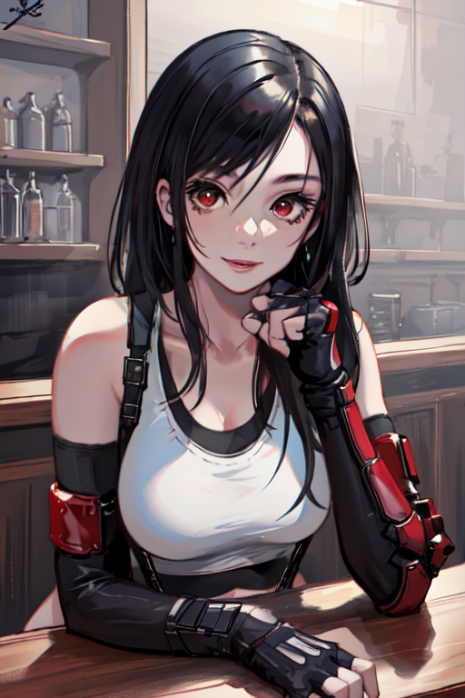 Boobs Tifa Lockhart Final Fantasy VII Remake | Art Print