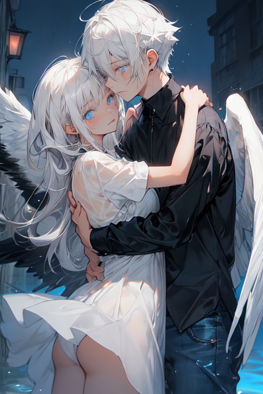 demons and angels love anime