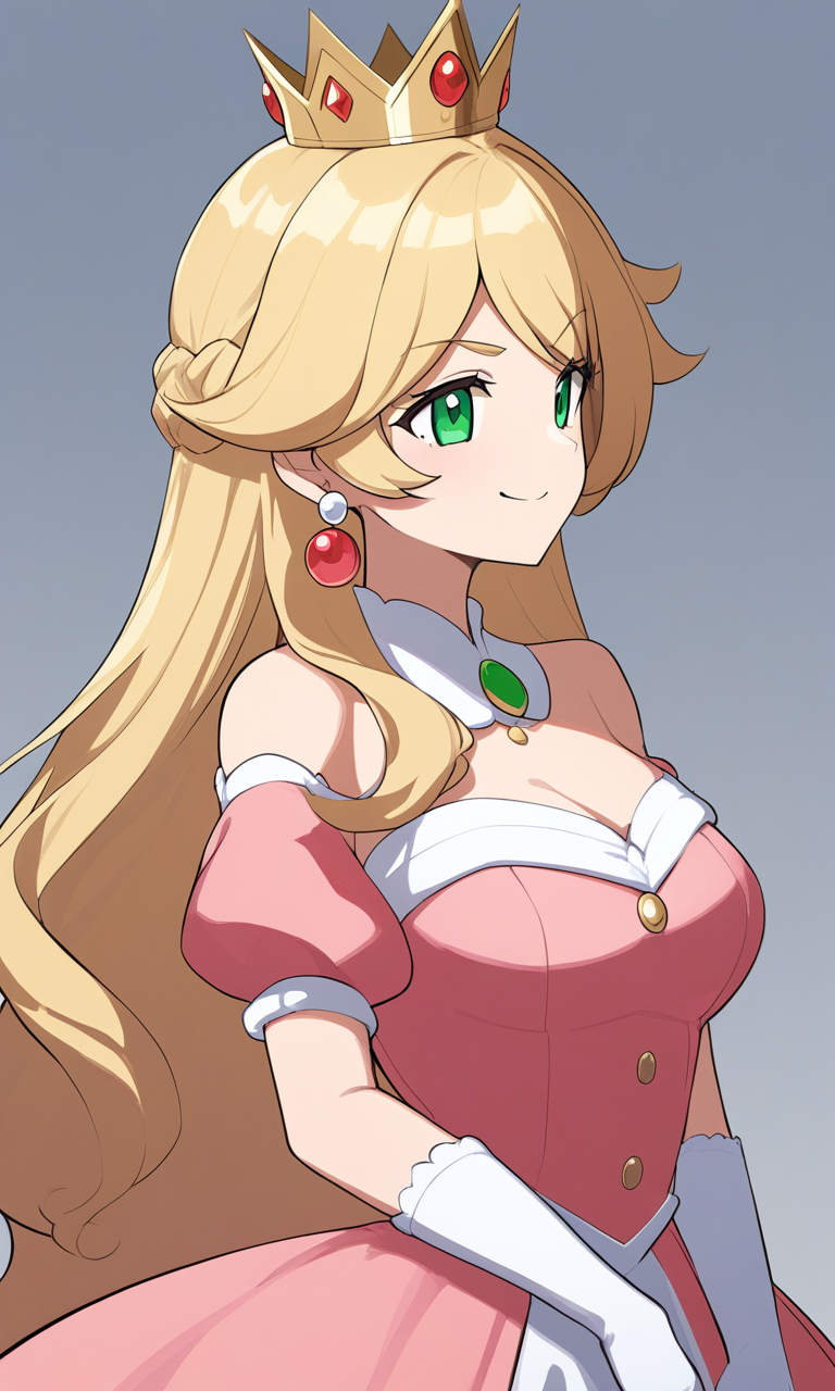 AI Art: 「マリオ」シリーズ - ピーチ姫の喜び by @速い夢見る人様 | PixAI