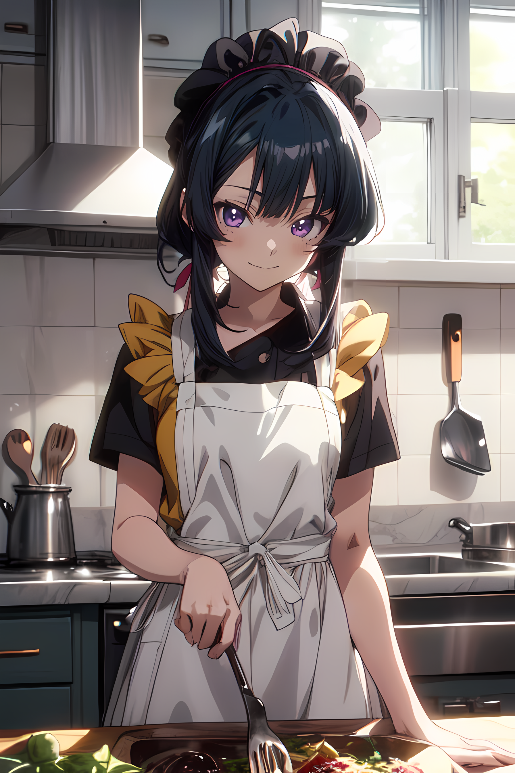 AI Art: Kitchen maid by @Fay Wild