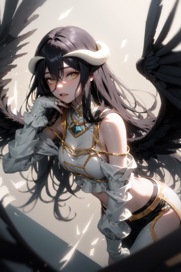 AI Art: Albedo overlord by @Tigedi Laube | PixAI