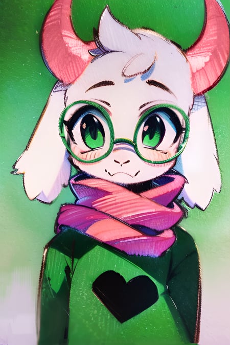 Ai Art Lora Model Ralsei White Fur Deltarune Not For Nsfw Pixai