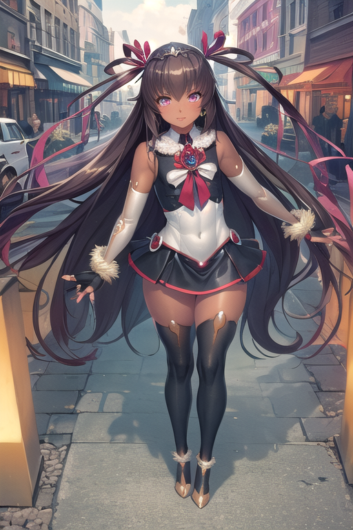 AI Art: 【魔法少女風ユキカゼ】Magical Girl Yukikaze by @P_shallows | PixAI