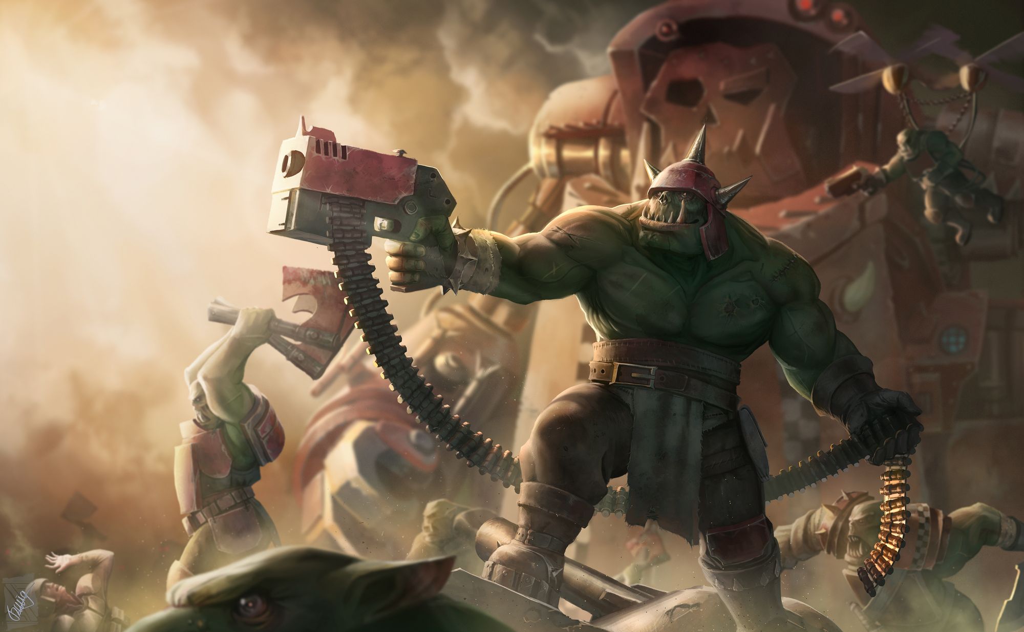 AI Art Model: Greenskins (Ork-Boy) Warhammer 40K | PixAI