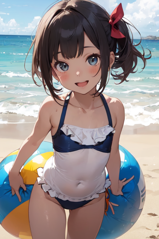 ai ロリ AIイラスト: 水着ロリ 作者 @gaku01 | PixAI