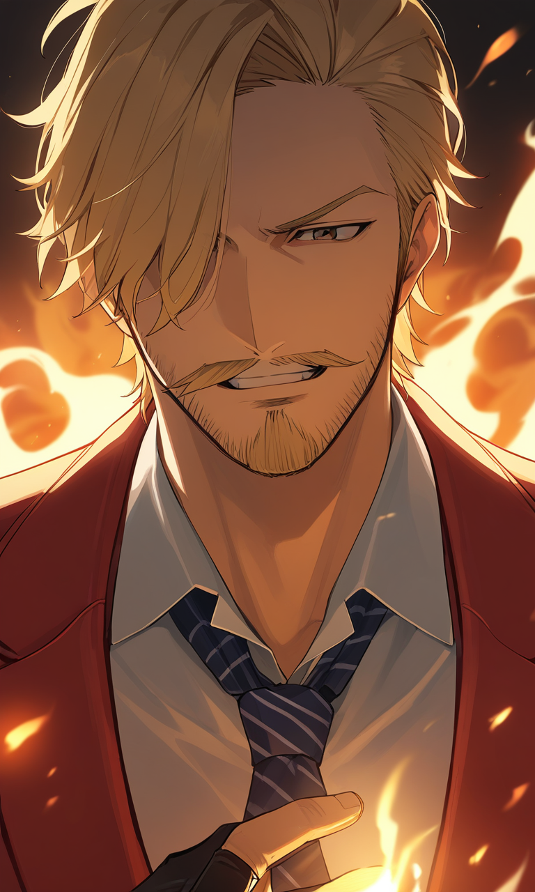 AI Art: 「ONE PIECE」 - Sanji (サンジ) のイラスト by @素晴らしい銀旅人様 | PixAI