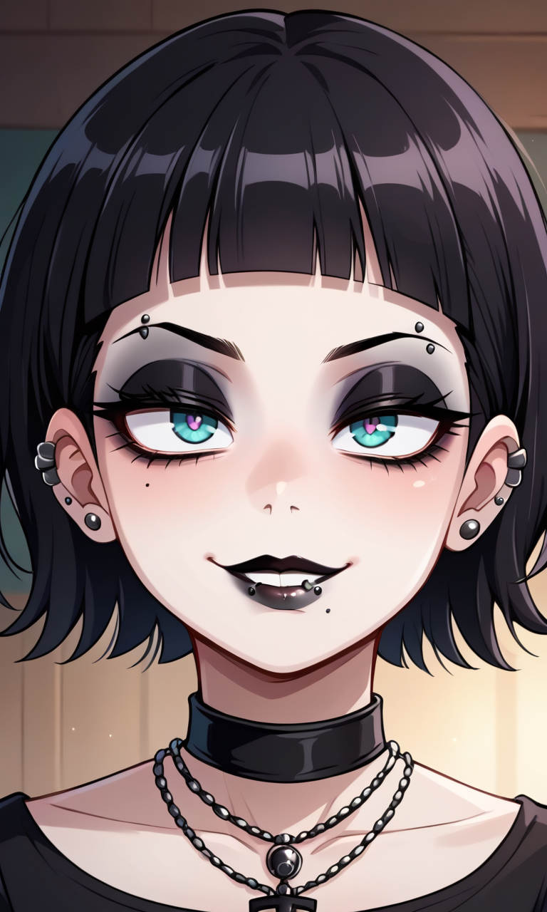 AI Art: Emo Goth lady. by @sirdani1#0 | PixAI