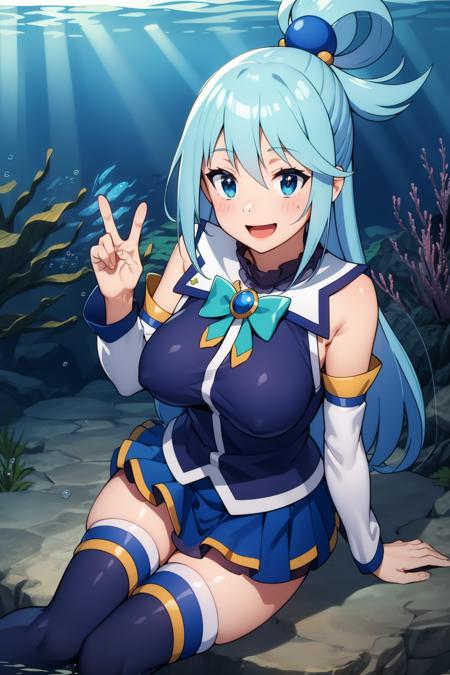 Aqua - Konosuba Anime Character - v1.0, Stable Diffusion LoRA