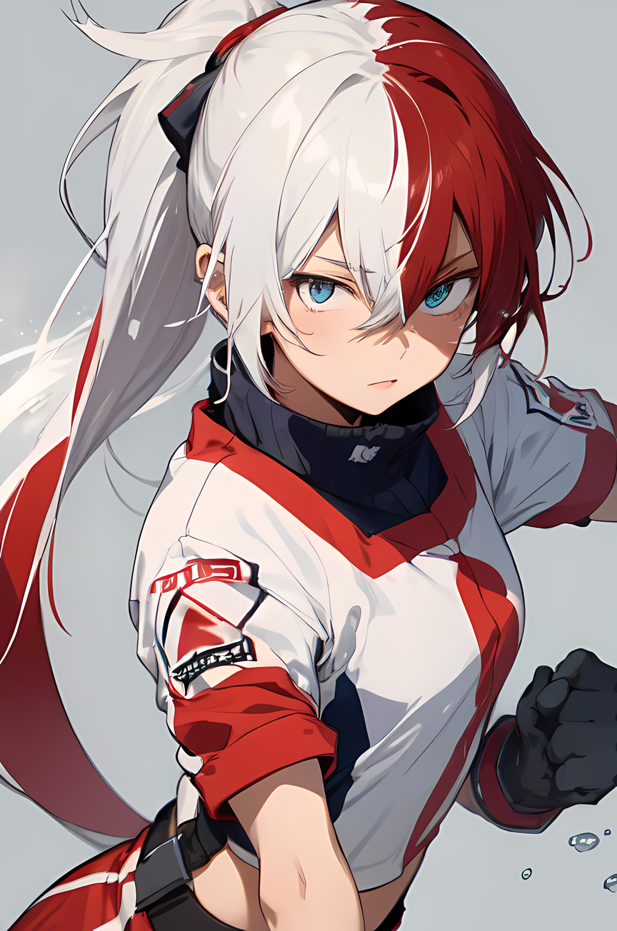 AI Art: Female shoto Todoroki by @and-0059 | PixAI