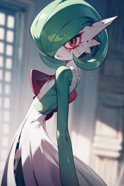 AI Art: Lampent Gardevoir by @john