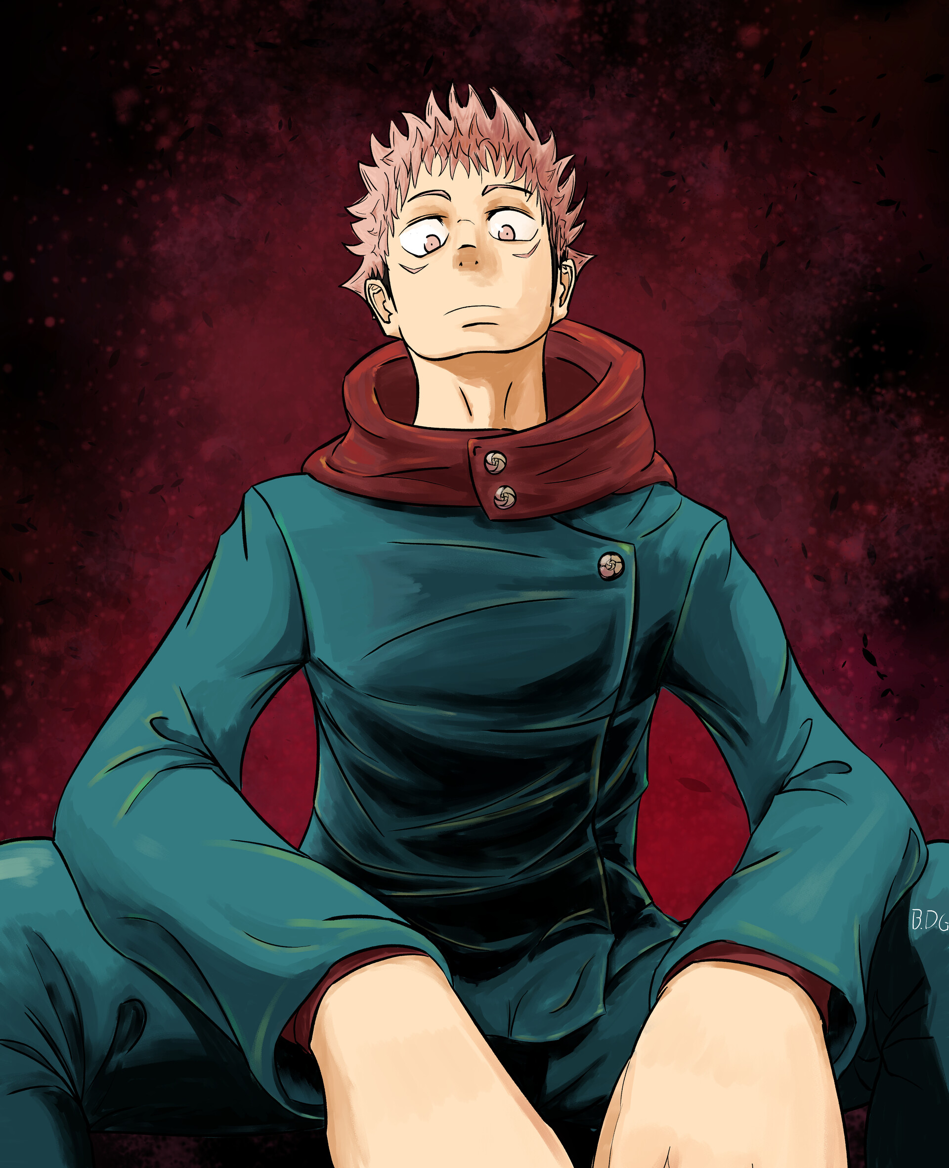 AI Art Model: jujutsu kaisen cover art | PixAI