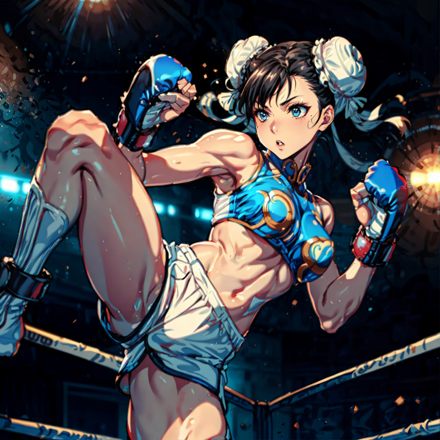 AI Art: Muay Thai Chun Li by @sealready | PixAI