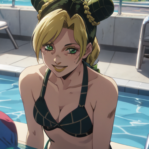 Jolyne Kujo)) from anime series - AI Photo Generator - starryai