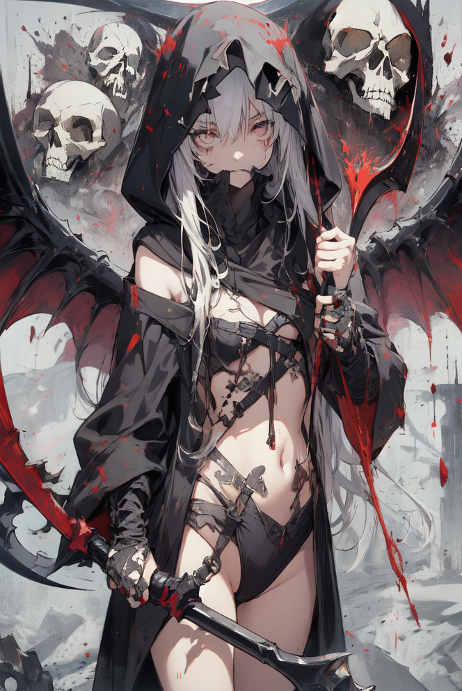 Anime Galleries dot Net - Random girls/girl grim reaper Pics, Images,  Screencaps, and Scans