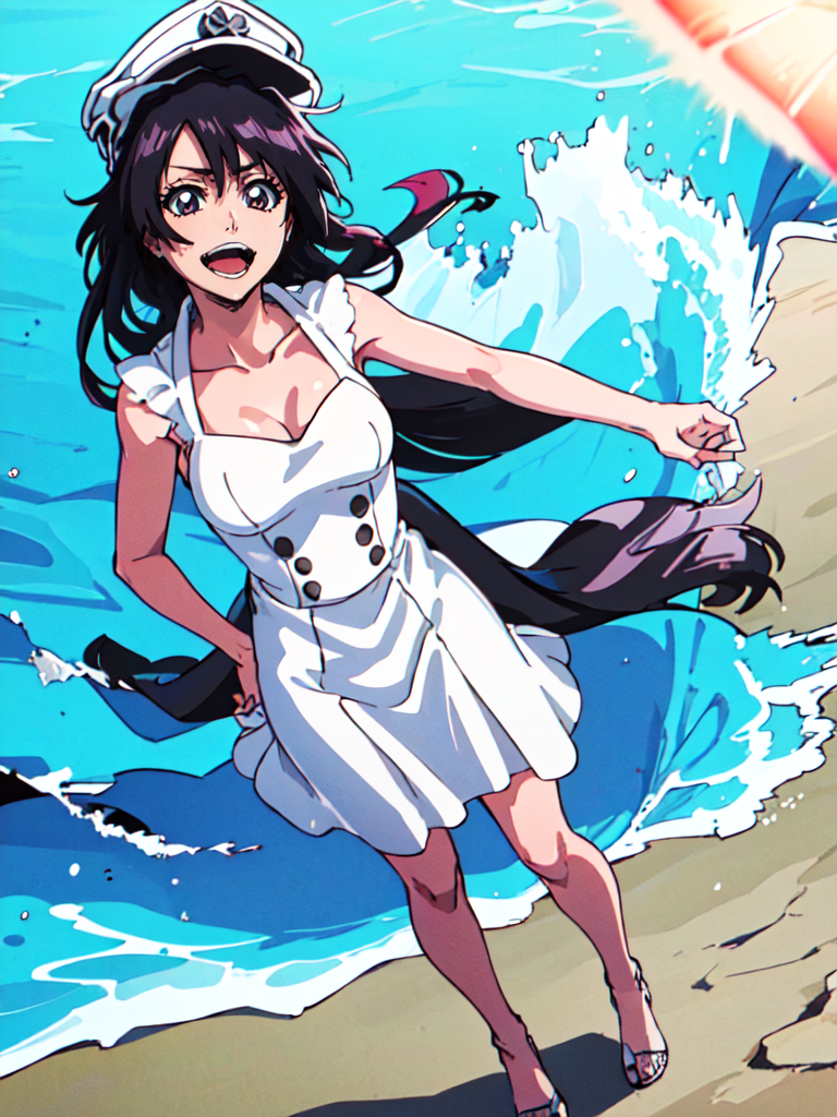 AI Art: Bambietta Basterbine at the Beach (Bleach TYBW) by @Tinkinator |  PixAI