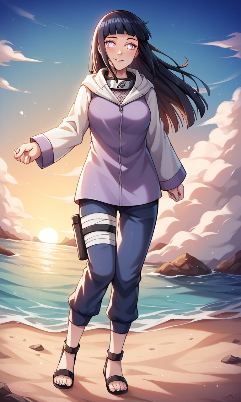 AI Art: Hinata Hyuga by @Karin Uzumaki | PixAI