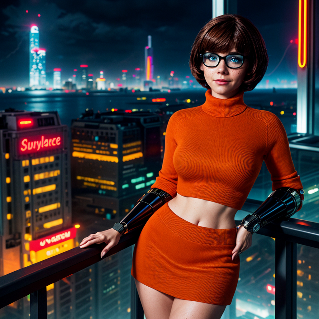 AI Art: cyberborg velma dinkley by @jon ray | PixAI