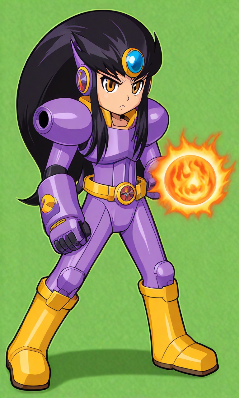 Ai Art Model Megaman Battle Network Chips Style Xl Pixai 5576