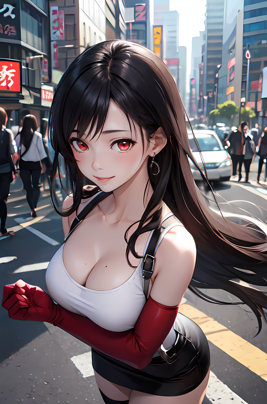 AI Art: Tifa Lockhart by @shitanx | PixAI