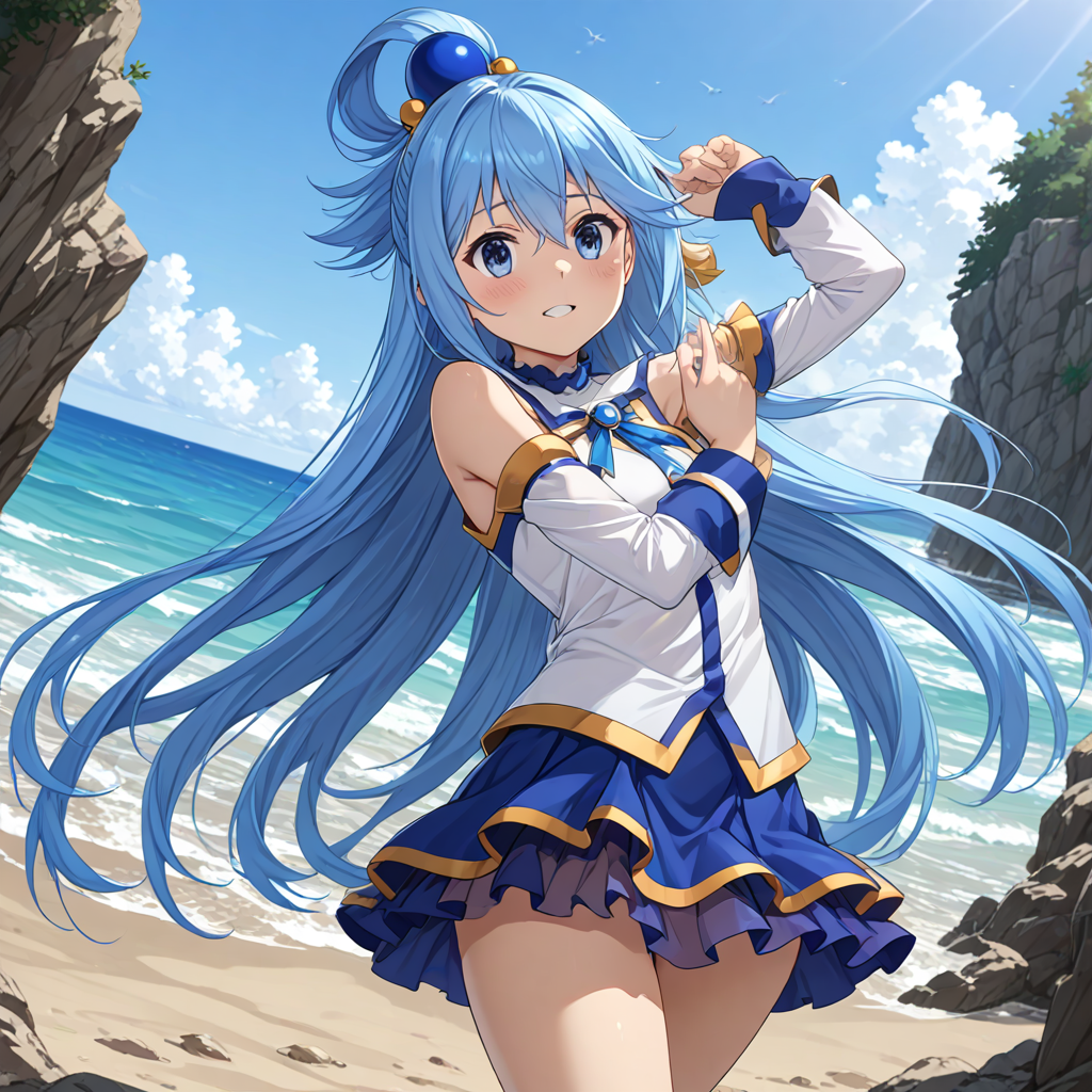 AI Art: Aqua Konosuba by @peerapol | PixAI