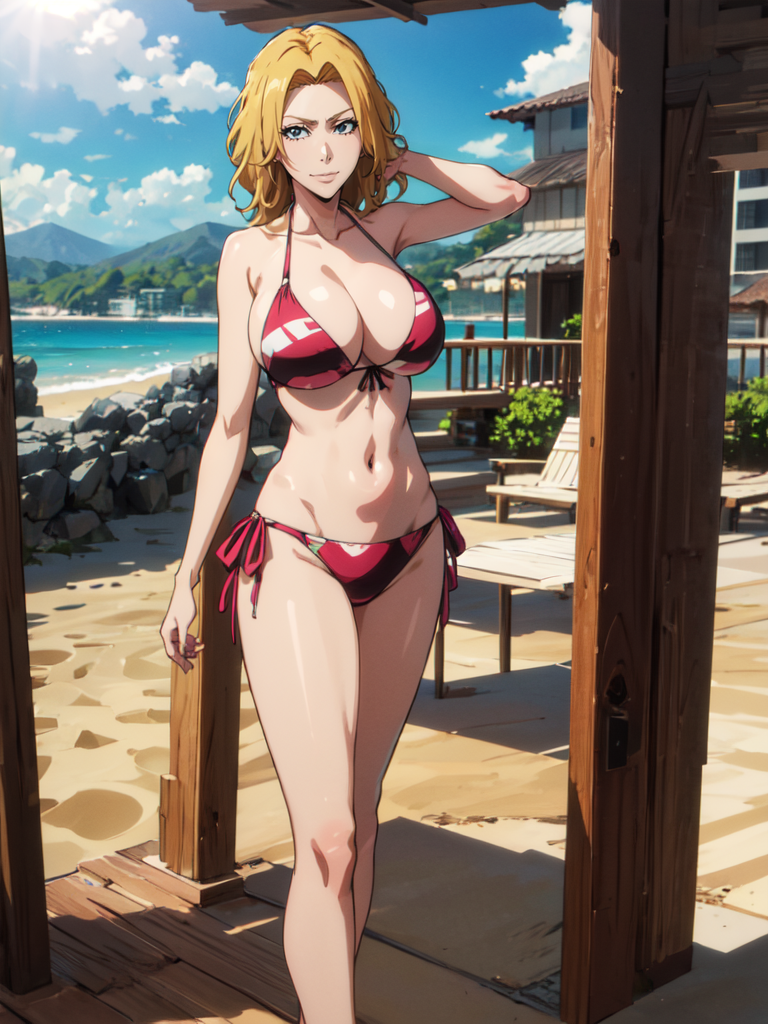 AI Art: Matsumoto Rangiku - Bikini - Bleach by @Tinkinator | PixAI