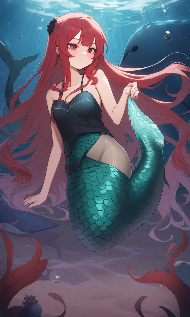 AI 아트: 「Ruby Gillman: Teenage Kraken」 - Chelsea (Ruby Gillman) 작성자:  @明るい竜探検家くん | PixAI