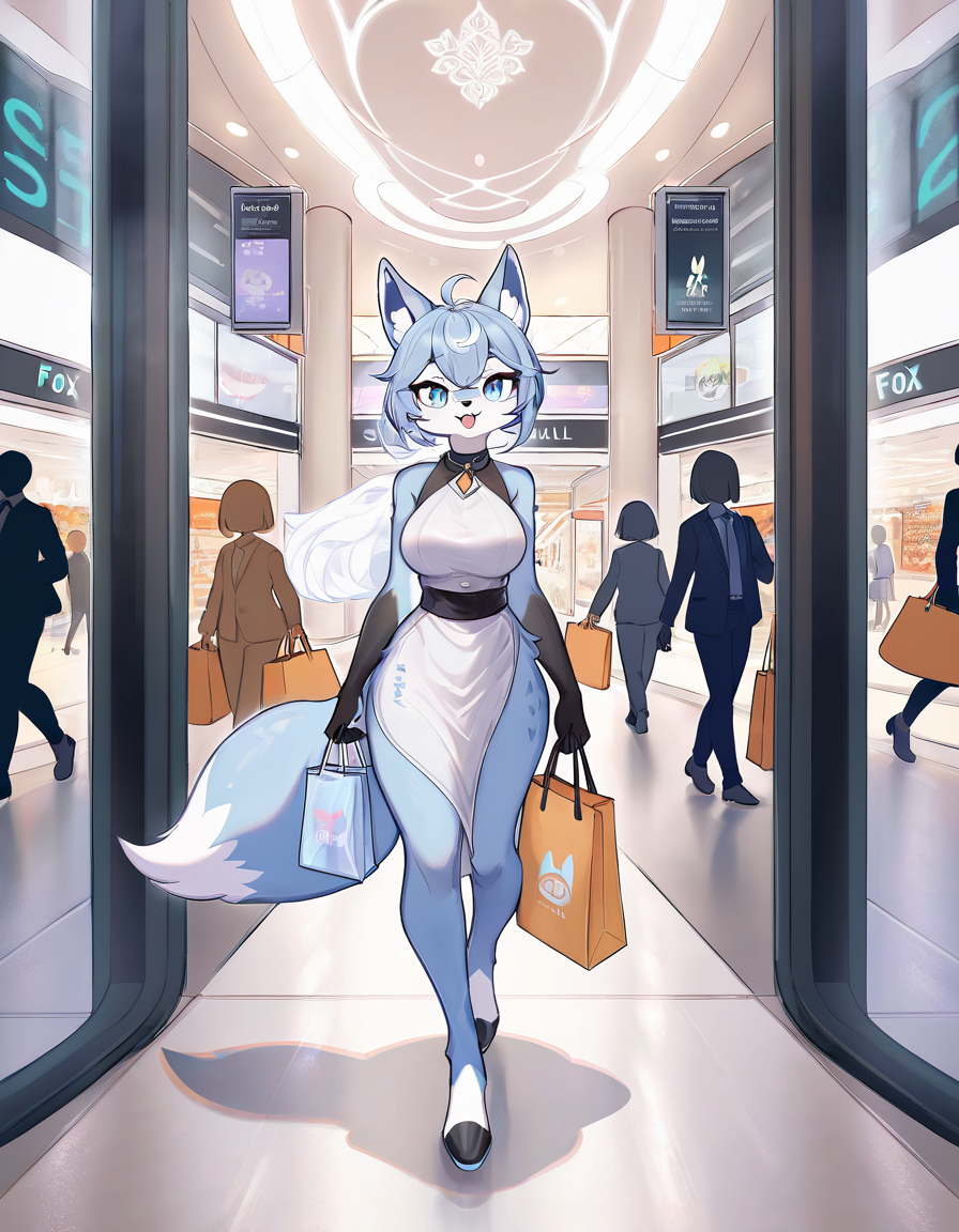 AI Art: Beta fox girl 2 by @Silver | PixAI