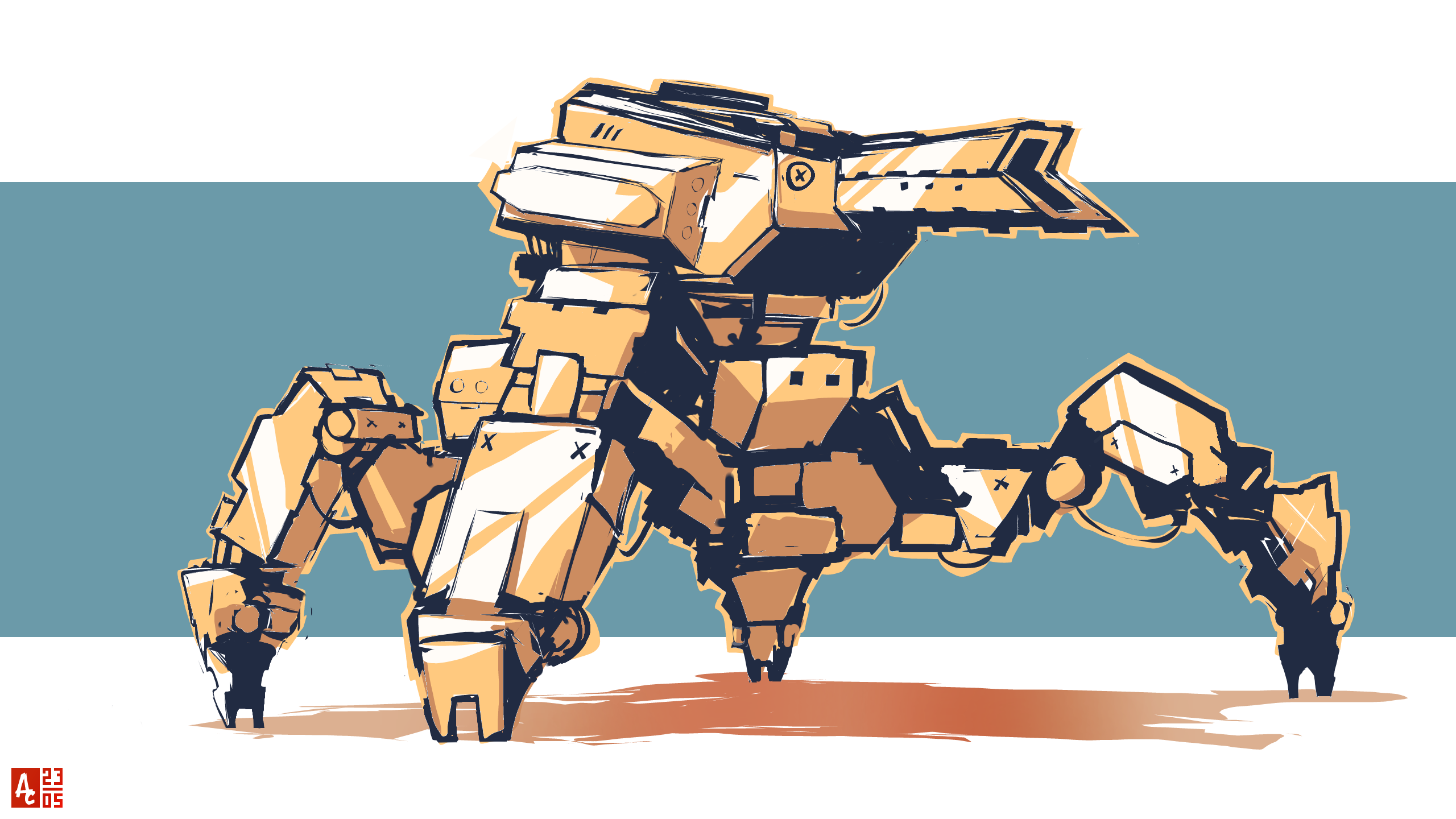 AI Art Model: Mecha-pods | PixAI