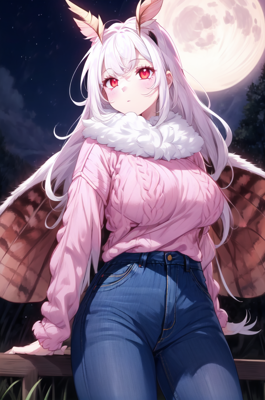 AI Art: Moth girl por @Apache AH-64 | PixAI