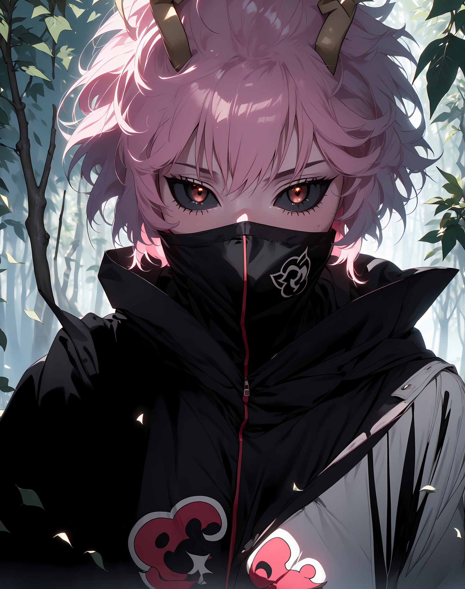 AI Art: Mina meets Naruto 🥷🏼🦊 by @Mina Ashido | PixAI