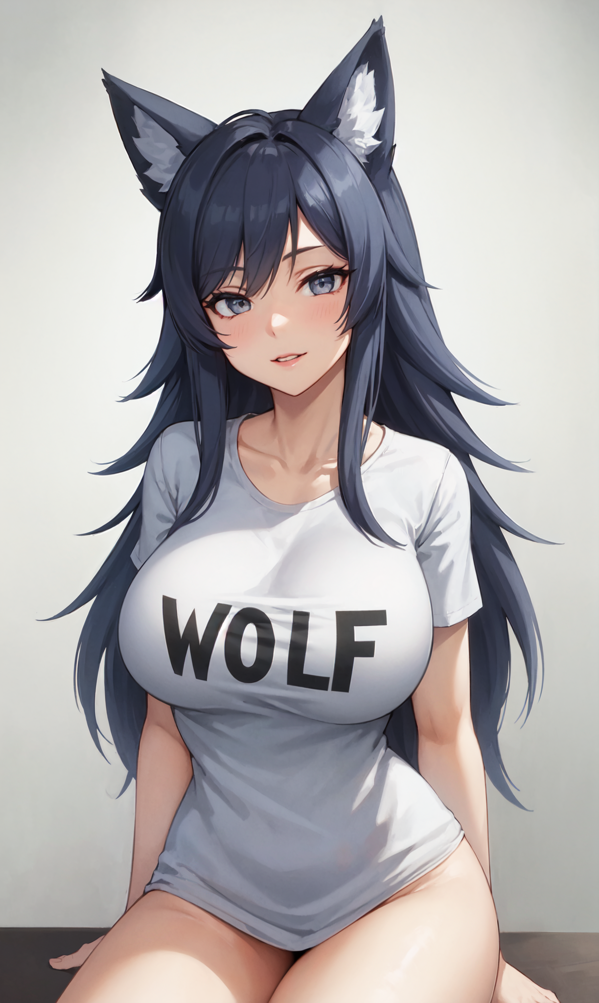 AI Art: Big Tiddy Wolf GF by @girlswithtails | PixAI