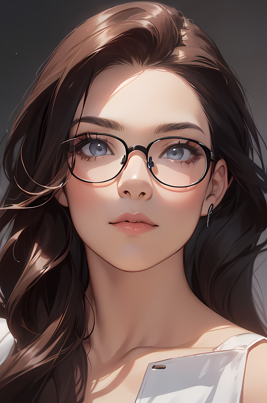 AI Art LoRA Model: Hair over one shoulder | PixAI