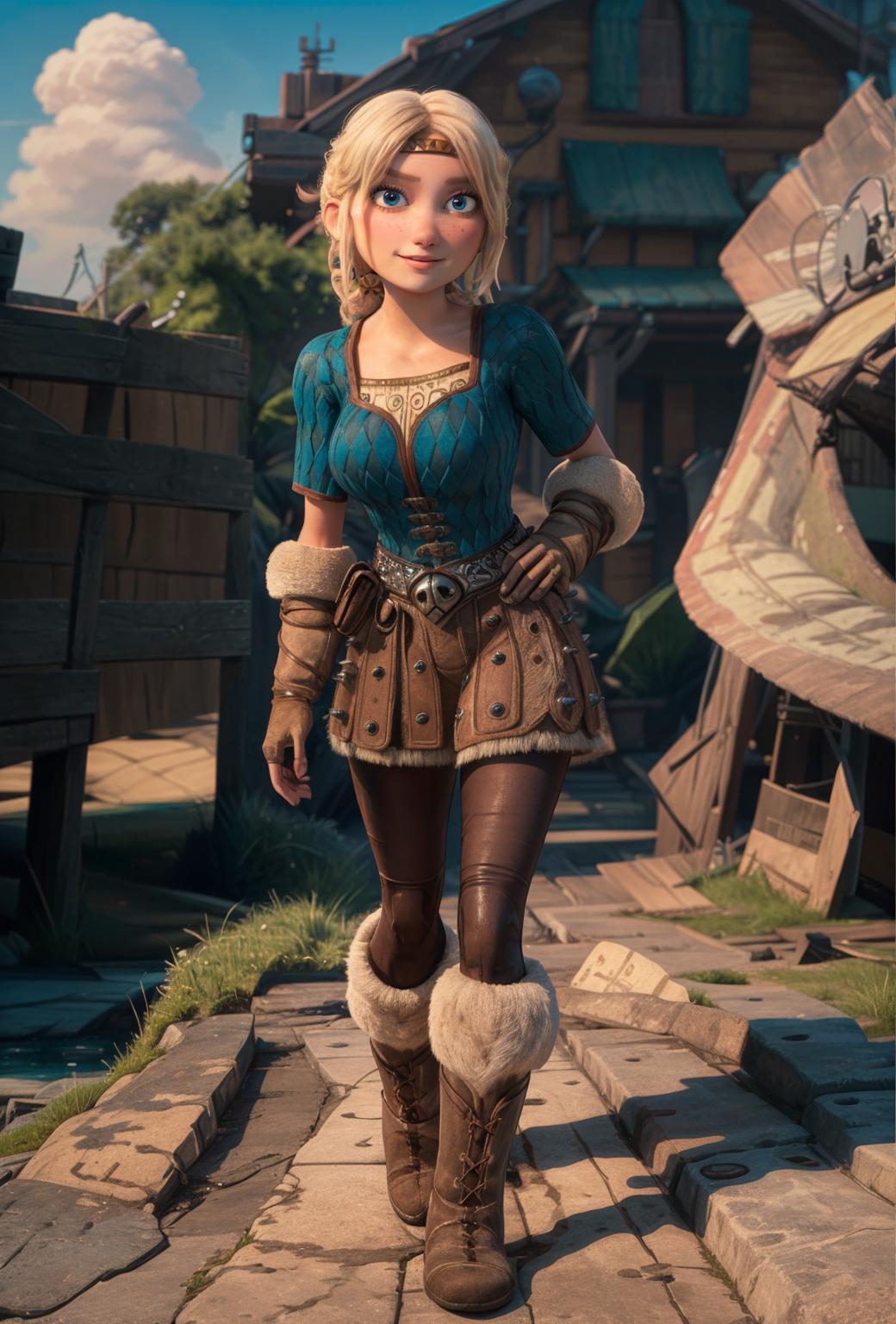 AI Art LoRA Model: Astrid Hofferson - How to Train Your Dragon by  dinixdream | PixAI