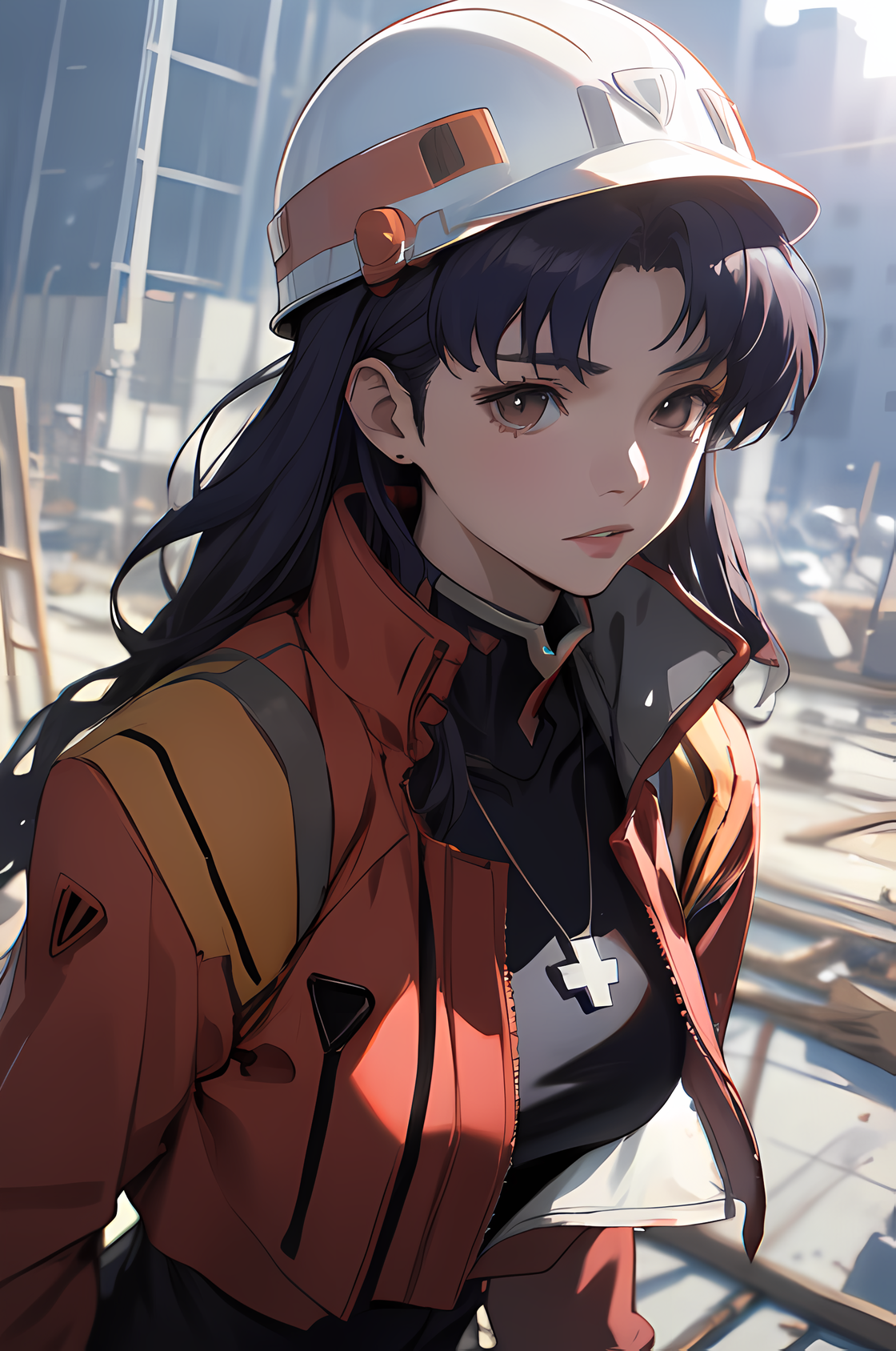 AI Art: Katsuragi Misato (Evangelion) by @TMG | PixAI