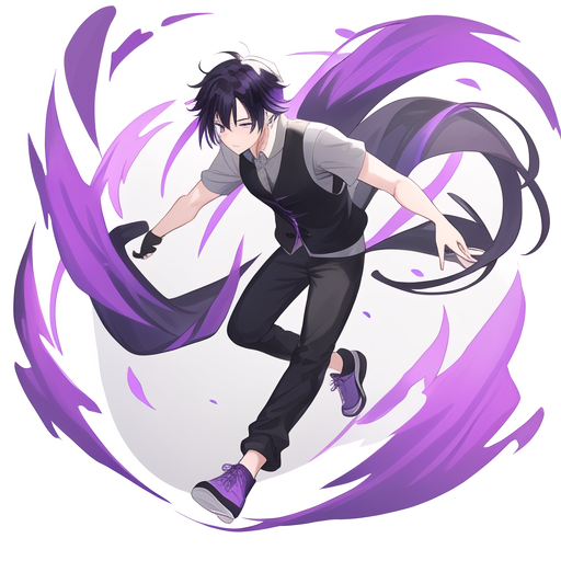 Tattletail Anime Fan art Human, purple pattern background, purple, violet  png