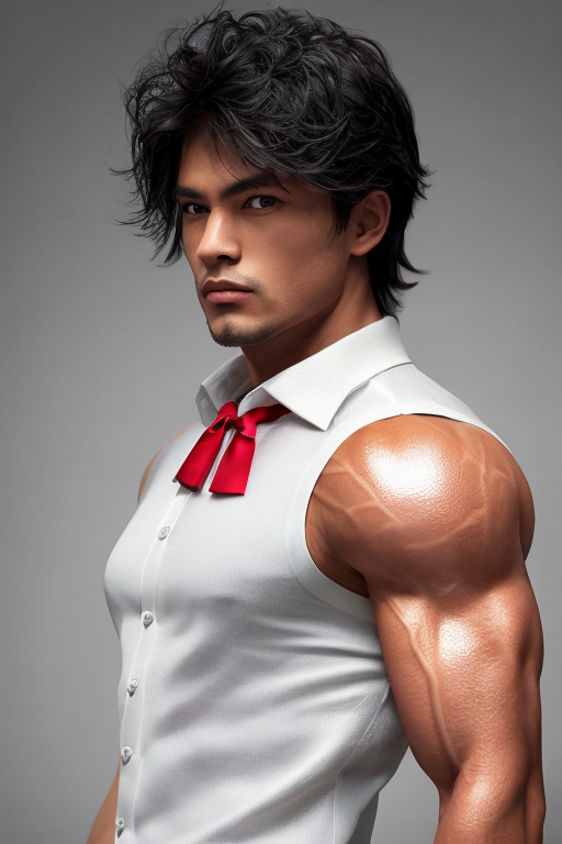Ai art damn he s ripped by pixai nemesis pixai anime ai art