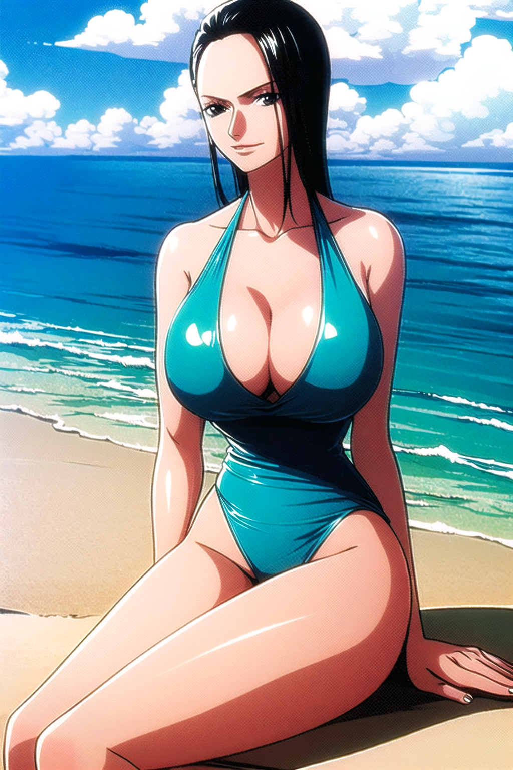 AI Art: Nico Robin Swimsuit by @Lewd Images | PixAI