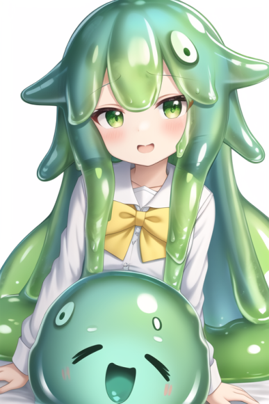 Ai Art House Slime Girl By Sami Pixai Anime Ai Art Generator For Free 2067