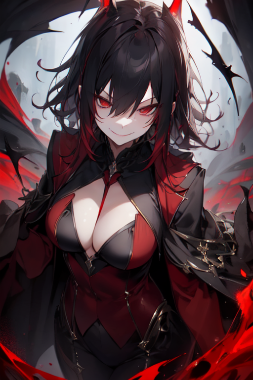 AI Art: Evil Woman by @Xiao Feng | PixAI