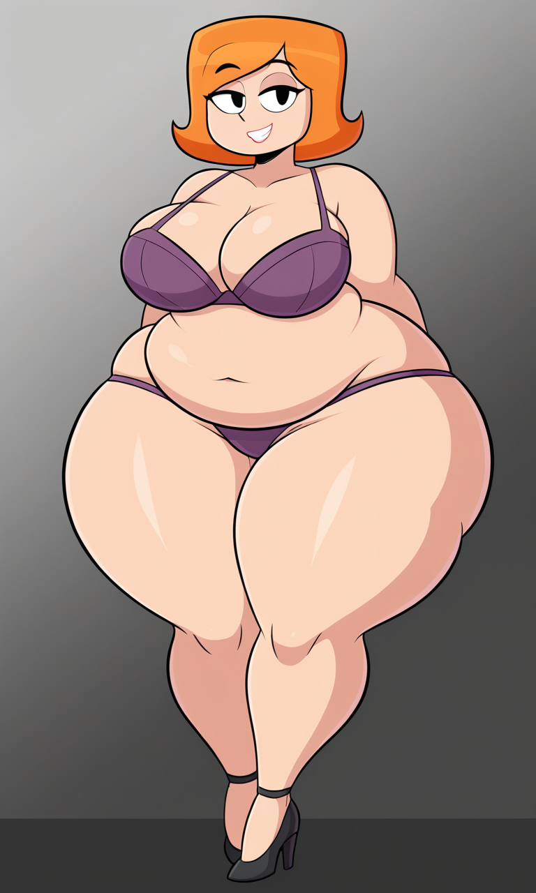 AI Art: BBW Lingerie Deb by @JoeMama2000 | PixAI