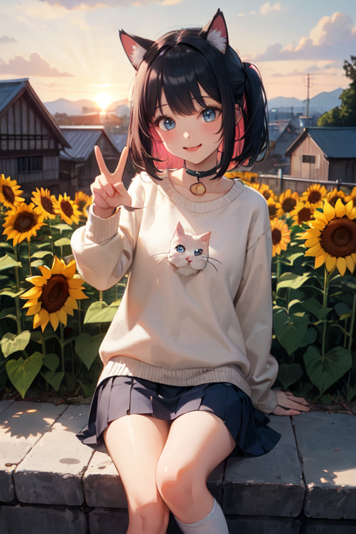 AI Art: catgirl by @Autumn Cloud