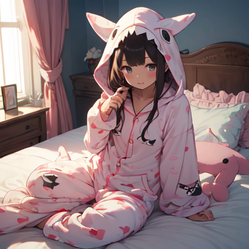 Anime girls in discount pjs