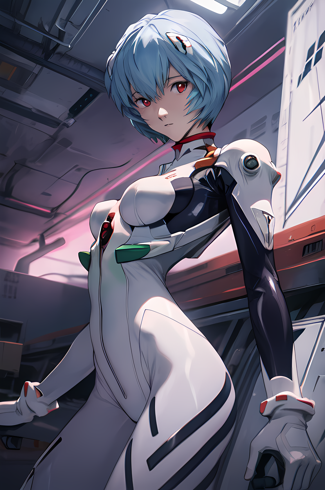 AI Art: Ayanami Rei (Evangelion) by @TMG | PixAI