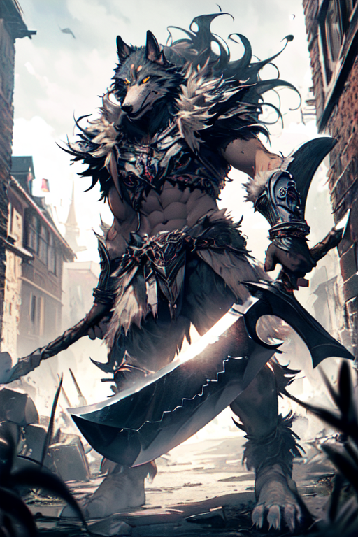 AI Art: Fantastic Werewolf by @sailor | PixAI